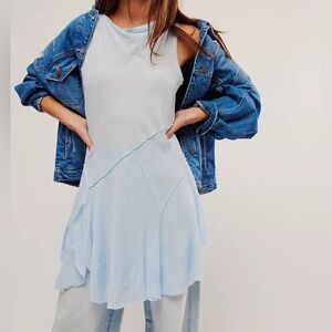 Free People | Sing Out Loud Tunic Top | Women’s Asymmetrical Top | NWT